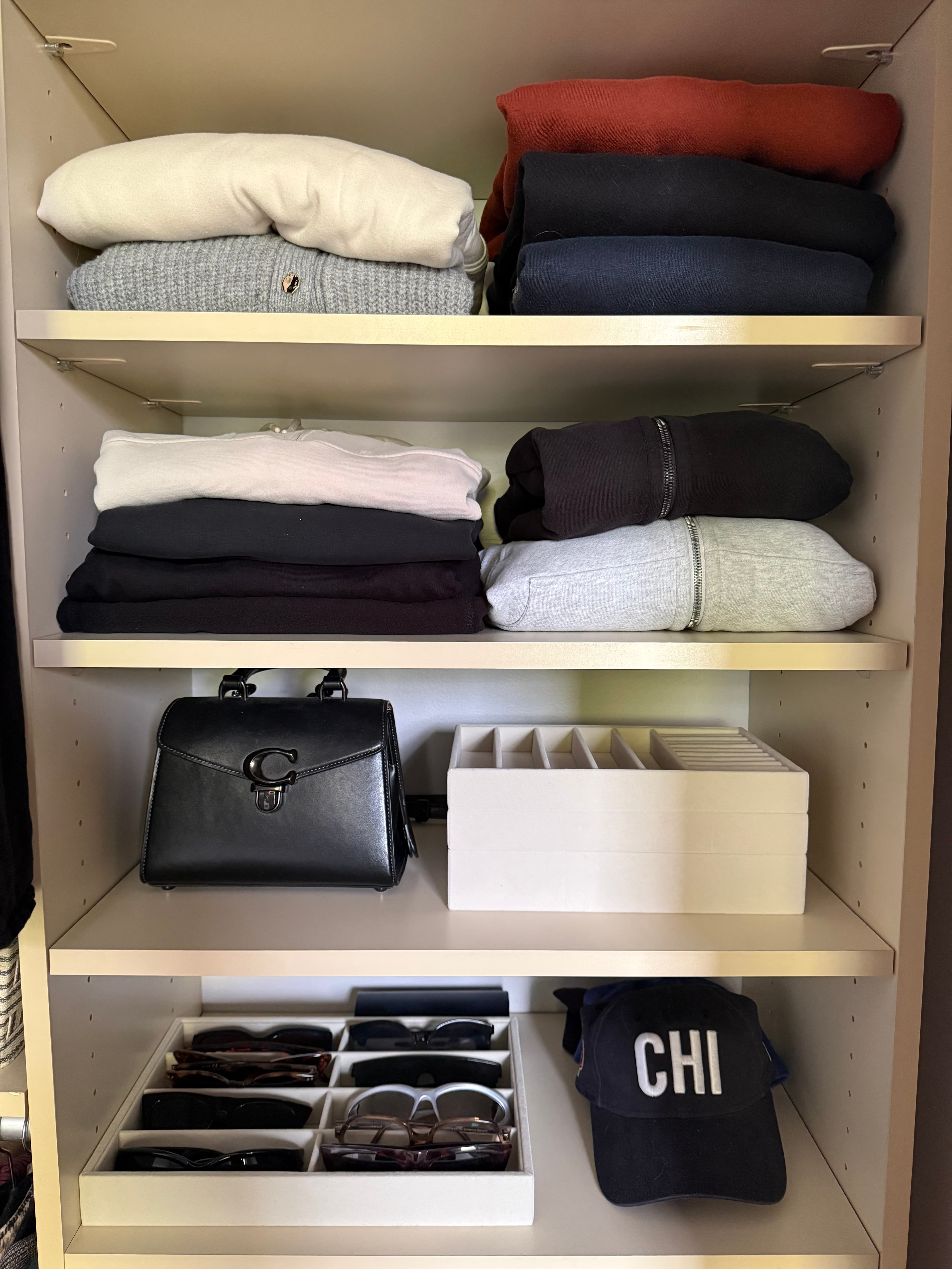Organized closet space by Sorted Luxe